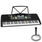 Pyle Portable and Foldable Electronic Musical Piano Keyboard with 61 Standard Keys and 129 Tones