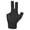 Black and Right, variant on funtasica 3 Finger Billiard Glove, Pool Cue Glove for Women, Professional Snooker Cue Sports Glove for Playing Training Billiards Fitness Grey and Left
