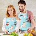 thumbnail image 3 of Cartoon Dog Apron-Garden Aprons for Women with Pockets-Cotton Linen Waterproof Kitchen Cooking Gardening Aprons Adjustable for Kitchen,Cooking,BBQ and Salon 33x27 Inch, 3 of 7