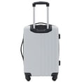 thumbnail image 3 of Wrangler San Antonio 3 pc. Expandable Rolling Luggage Set w/ 20" Rolling Carry-on and 2 Packing Cubes, Gray, 3 of 7