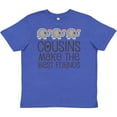 thumbnail image 3 of Inktastic Cousins Make the Best Friends Youth T-Shirt, 3 of 5