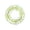 Green, variant on Flower Arrangement Swim Ring Pink Peach Blossom Green Striped Daisy Inflatable Swimming Accessory Extra-Thick Anti-Roll PVC 75cm(Pink)