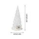 thumbnail image 3 of Árbol de Navidad de cristal iridiscente, decoración de mesa, luz en miniatura, espectáculo de carnaval, decoración navideña de Año Nuevo, 3 of 8