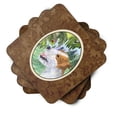 thumbnail image 2 of Carolines Treasures SS8211FC Jack Russell Terrier Foam Coaster Set of 4 3 1/2 x 3 1/2 multicolor, 2 of 3