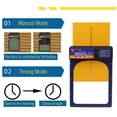thumbnail image 4 of Farm Automatic Chicken Coop Door, Aluminum Alloy, IP45 Waterproof, Programmable Chicken Coop Door with LED Screen, Timing Mode, for Farm Home, 4 of 8