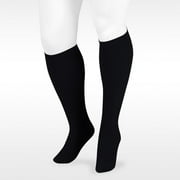 Juzo 3522 Dynamic Cotton Knee High Socks - 30-40 mmHg   Black III  Reg 3522ADFF10 III