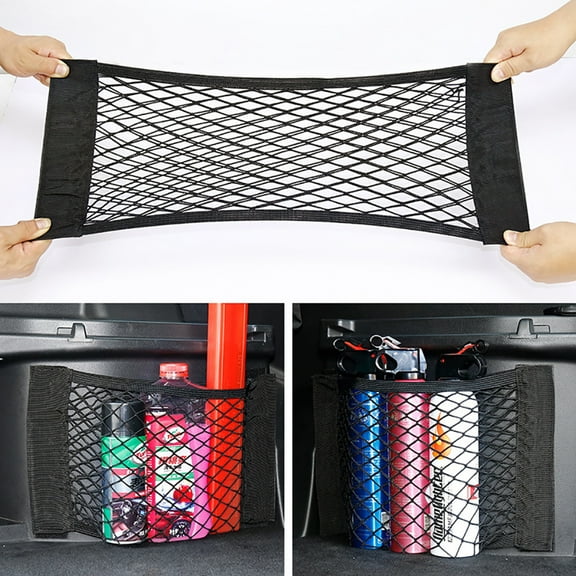 1X Storage Net Car Trunk Storage Net, Mesh Wall Organizer Pouch Bag for Bo Home Textile Storage