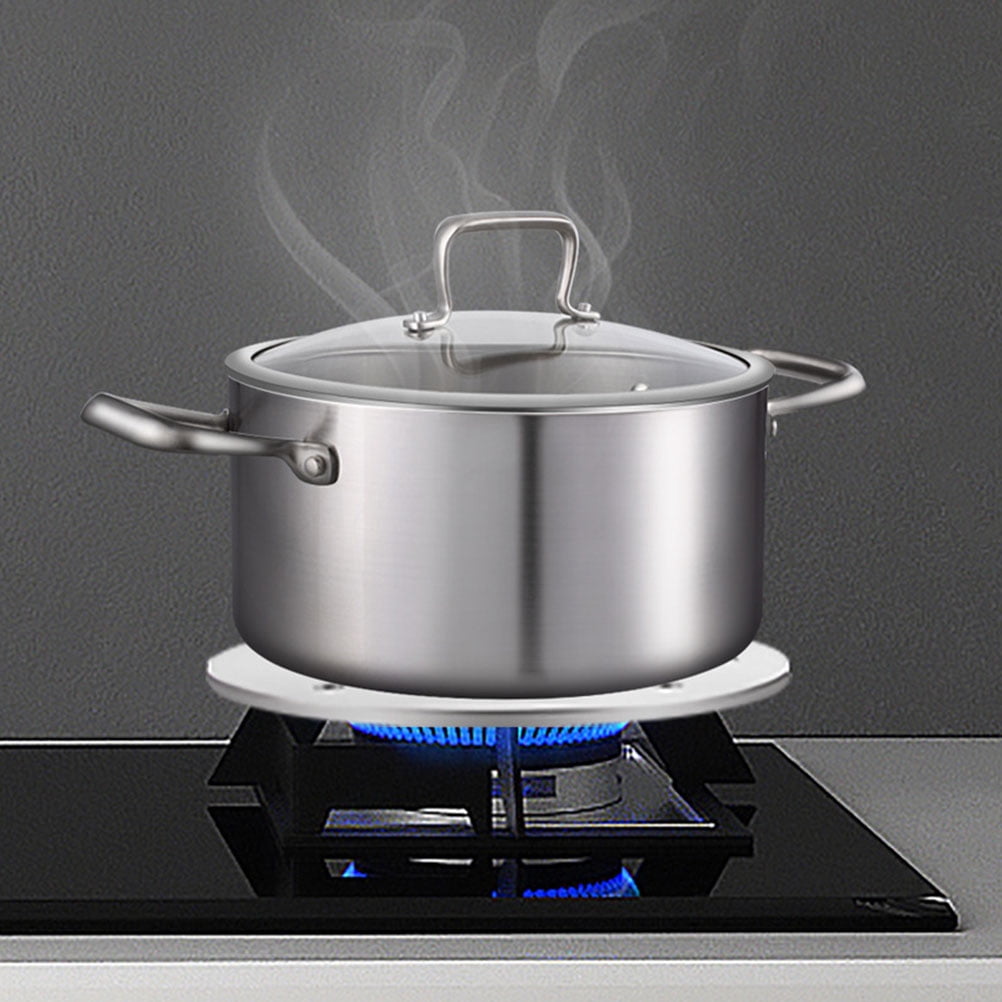 Yongwei Glass Cookware Set with Stainless Steel Induction Plate and Removable Handle