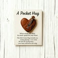 thumbnail image 3 of Stijggn Pocket Heart Pocket Hug Token Christmas Gift Bulk Hug Cards with Heart Shape Natural Stones Keepsake Exchange Relationship Cards for Colleagues Family Distance Social Celebration of Life, 3 of 4