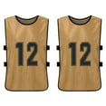 thumbnail image 7 of Carevas 12 PCS Adults Soccer Pinnies Quick Drying Football Team Jerseys Youth Sports Scrimmage Soccer Team Training Numbered Bibs Practice Sports Vest, 7 of 7