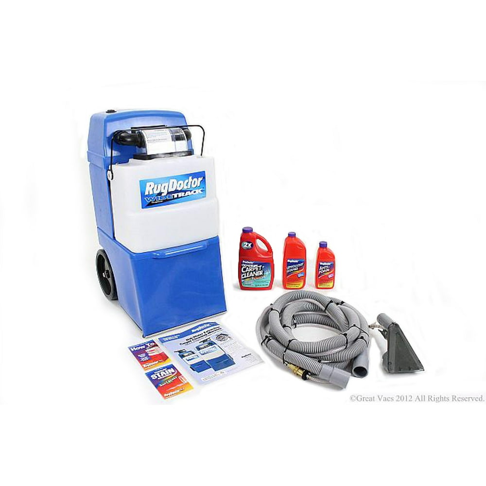 Brand New Rug Doctor Wide Track Pro Carpet Shampooer w tools & shampoo 5 yr warranty Walmart