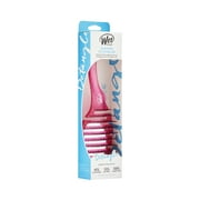 Wet Brush Hair Detangler, Pink Glitter, Soft Bristle Hair Brush for All Hair Types, 1 Ct