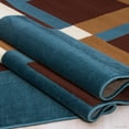 thumbnail image 3 of Allstar blue Area Rug. Contemporary. Abstract. Traditional. Formal. Shapes. Spirals. Circles (7' 7" x 10' 6"), 3 of 7