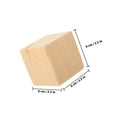 thumbnail image 2 of OUNONA 2 Pcs Table Riser Wooden Risers Brown Square Anti Slip For Homeowners, 2 of 8