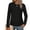 Black, variant on Long Sleeve Shirts for Women Casual Ruched Pullover Tops Crew Neck T-Shirts Tunic Solid Basic Tee Fashion Fall Clothing 2025