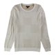 thumbnail image 1 of Tasso Elba Mens Dot Jacquard Pullover Sweater, Beige, XX-Large, 1 of 2