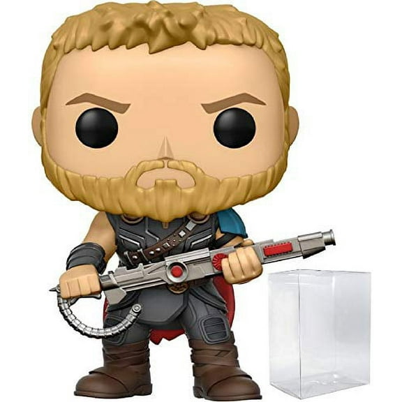Funko Pop! Marvel: Thor Ragnarok - Thor Gladiator Suit #240 Vinyl Figure (Bundled with Pop Box Protector CASE)