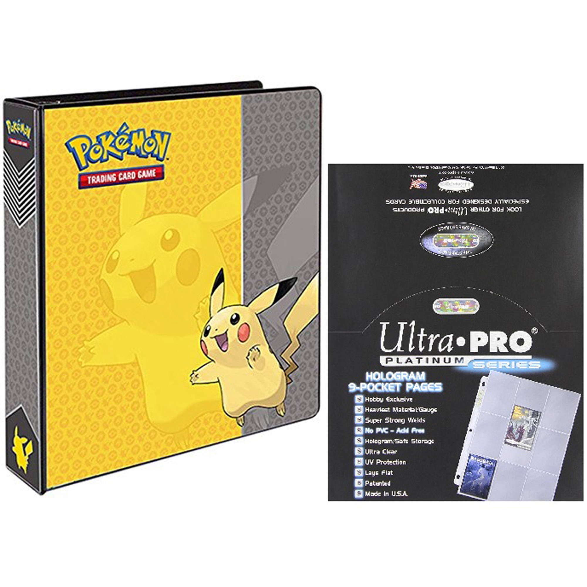 ULTRA PRO ECLIPSE GREY PRO BINDER FOLDER ALBUM 9 18 POCKET Yugioh MTG Pokemon 