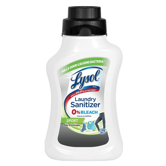 Lysol Sport Laundry Sanitizer Additive, Sanitizing Liquid for Gym Clothes and Activewear, Eliminates Odor Causing Bacteria, 41oz C29