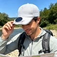 thumbnail image 2 of Solar Powered Fan Hat Outdoor Adventure Gear Portable Sun Charging Cap for Connectivity, 2 of 7
