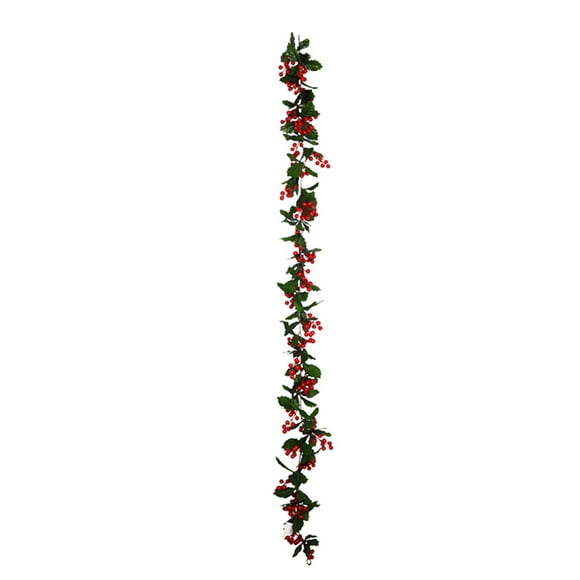 Baerries Artificial Rattan Fake Red Fruit Plant Decoración de imitación para el hogar Mercado de escaparates navideños Speravity HA9036-00B