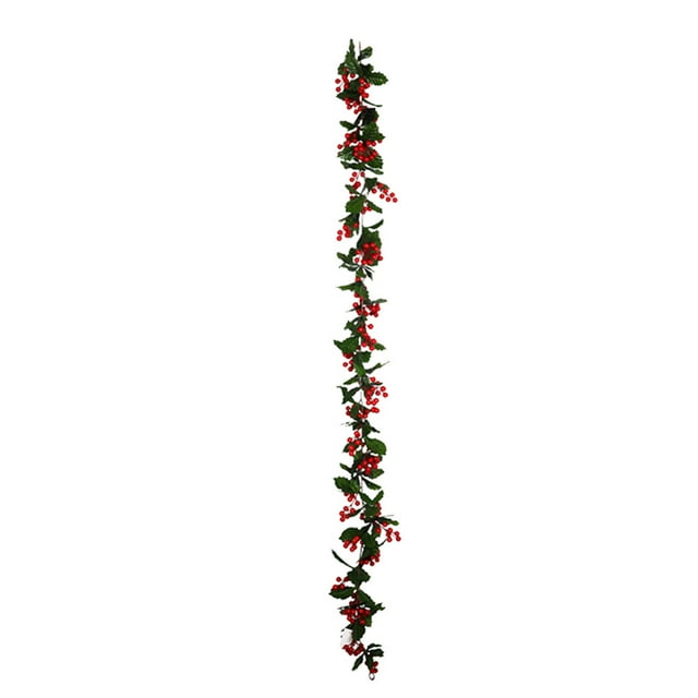 Baerries Artificial Rattan Fake Red Fruit Plant Decoración de imitación para el hogar Mercado de escaparates navideños Speravity HA9036-00B