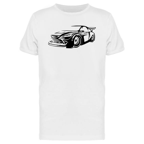 Car Sketch T-Shirt Men -Image by Shutterstock, Male x-Large