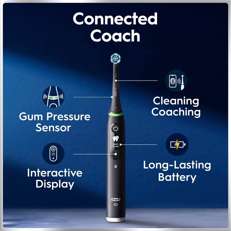 Oral-B iO Series 6 Electric Toothbrush, Gray Opal, with AI Oral-B iO Series 6 Electric Toothbrush, Gray Opal, with AI