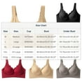 thumbnail image 3 of LEWKW Womens Comfort Bra Breathable Smooth Soft Full Coverage Bras Supportive Lifting Wire Free Bras Everyday Lightweight Wireless Bras Seamless Lift, 3 of 4