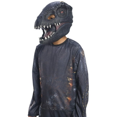Jurassic World: Fallen Kingdom Villain Dinosaur Kids 3/4 Mask Halloween Costume Accessory