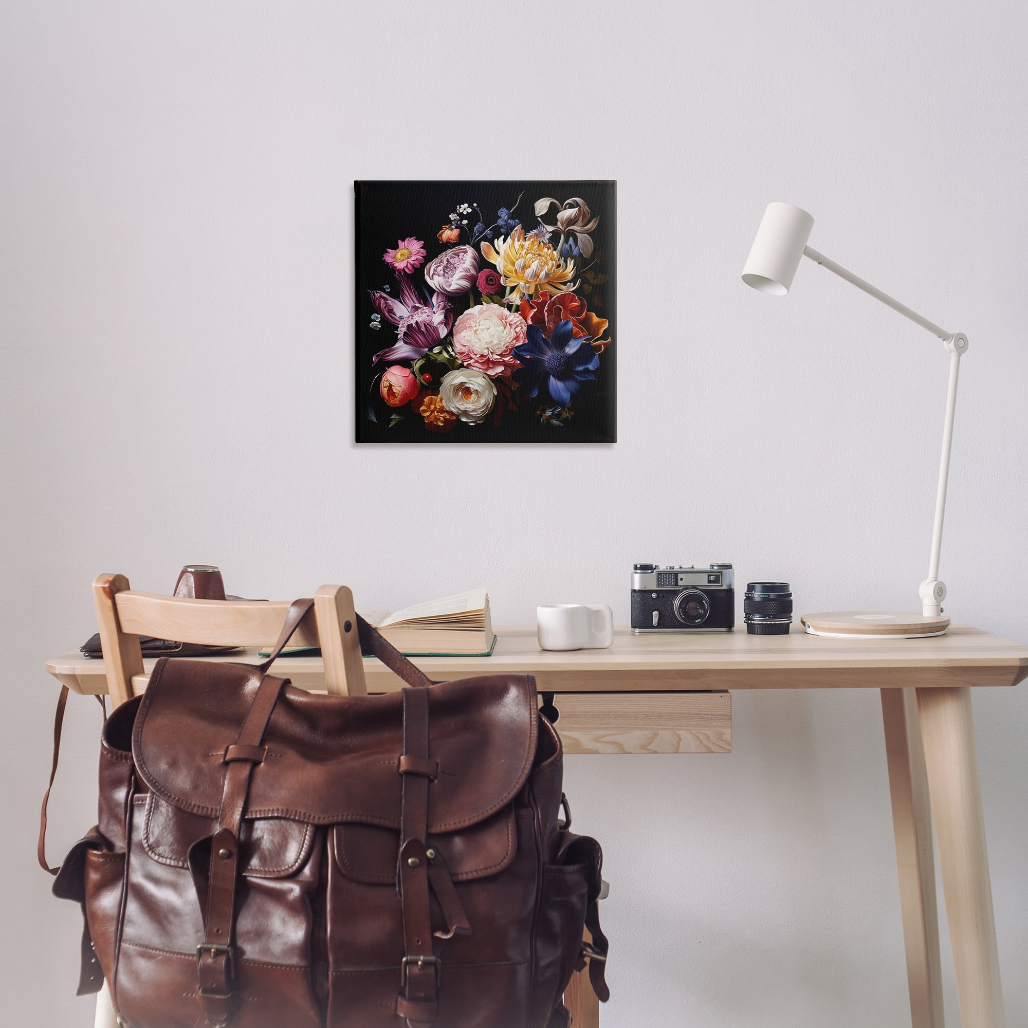 Stupell Industries Vintage Botanical Life Plants & Flowers Painting Wrapped Canvas Art Print Wall Art, 24 x 24