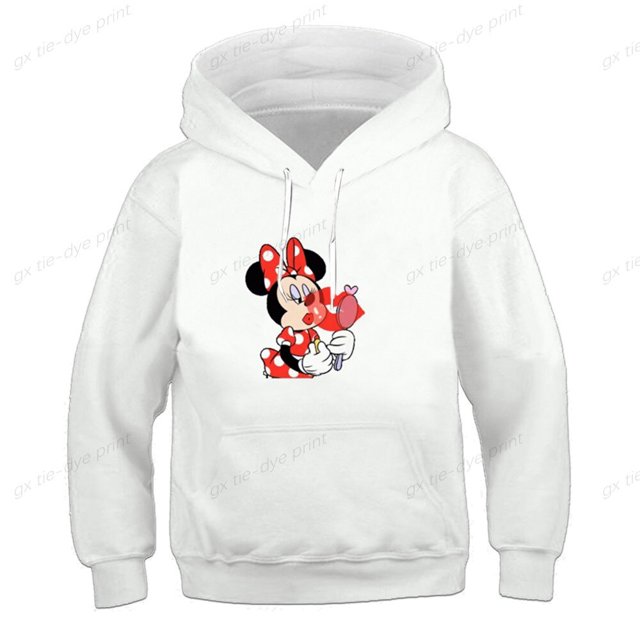 Sudaderas con capucha de Mickey Mouse para niñas, moda de primavera y otoño, sudaderas de manga larga, Tops con capucha de ocio de dibujos animados para niños, disfraces 1-14 Yrs140 zhangmengya CONDUJO