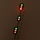 thumbnail image 5 of 1:87, s de tren de ferrocarril, luces de señal de de calle en miniatura para tren, mesa de arena, paisaje, paisaje, calibre Baoblaze Tren Ferrocarriles Luces, 5 of 8