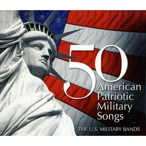 U.S. Military Bands - 50 American Patriotic Military Songs - Music & Performance - CD