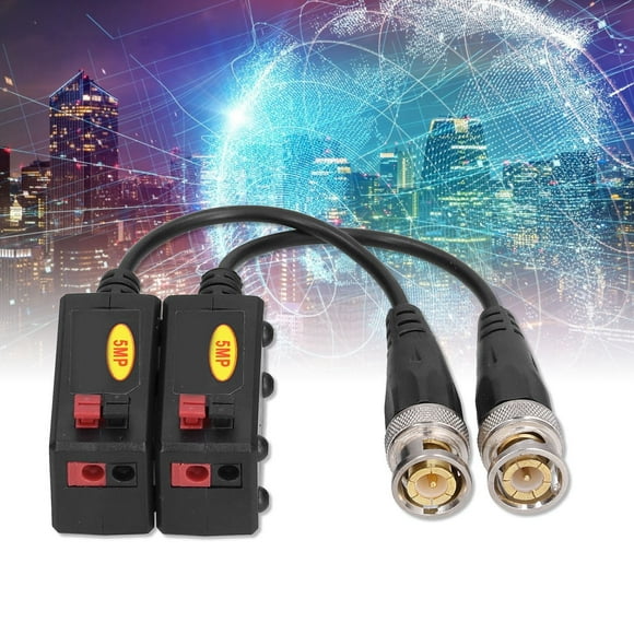 Émetteur Balun Vidéo HD, Sans Alimentation, Sans Fil, Sans Outil, pour Transmission Vidéo