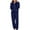 Navy, variant on vigerkar Women's Sweatsuits 2 Piece Outfits Lounge Sets Long Sleeve Half Zip Pullover and Baggy Sweatpants with Pockets (Light Gray, 5XL)