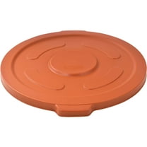 Global Industrial Plastic Trash Can Lid - 55 Gallon Orange