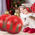 thumbnail image 3 of Halloween Trend Decorations  Christmas Decors Ball  23.6 Inch Decoration Ball Outdoor Christmas PVC Inflatable Decorated Ball For Home Christmas Decor Good Gift, 3 of 9