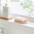 thumbnail image 3 of Jabonera de silicona: bandeja organizadora ecológica, fácil de limpiar, para baño y fregadero de cocina, juego de 2, 3 of 5