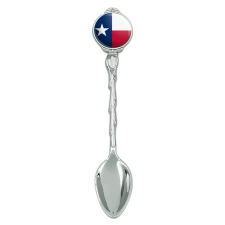 - Texas State Flag Novelty Collectible Demitasse Tea Coffee Spoon
