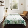thumbnail image 4 of Green Leaf Tapestry for Bedroom Wall Hanging Tapestry, Fall Plant Country Vintage Watercolor White Ceiling Backdrop Tapestries Poster Blanket Wall Decor for Teens Room Living Room Dorm 51" x 59", 4 of 8
