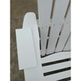 thumbnail image 2 of Pemberly Row Farmhouse Wood Adirondack Rocking Chair in White, 2 of 7