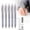 F, variant on YardChic 5Pcs Retractable Gel Ink Pens, 0.5mm Medium Point Smooth Writing Pens, Black Ink Pens with Silicone Grip, Retractable Pens for Journaling Note Taking, Classroom Office Essentials