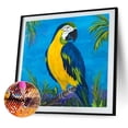 thumbnail image 2 of 5D loro europeo completo redondo diamante pintura DIY pared Rhinestone imagen regalo Tmvgtek decoración de arte en el hogar, 2 of 9