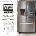 thumbnail image 2 of Temporizador y cronómetro de Cocina, dígitos Grandes, Alarma Fuerte, función de Silencio, Botones de Ajuste rápido,Soporte magnético para cocinar y Aula, 2 of 5
