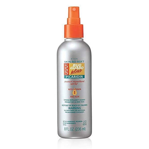 Avon Skin So Soft Bug Guard, Travel Size Insect Repellent Spray with Picaridin, DEET-Free, 8 fl oz