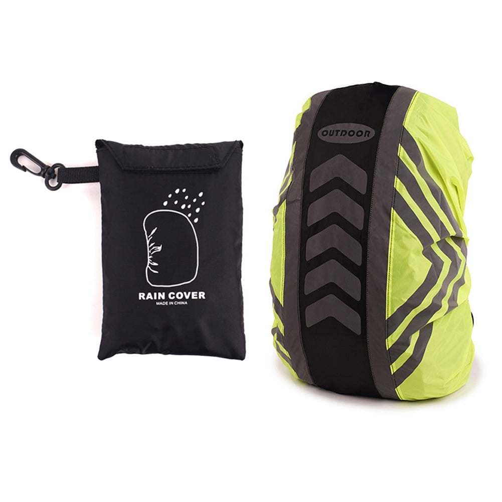 Waterproof Backpack cover Bag Camping Hiking Outdoor Rucksack Rain Dust Hi Vis 