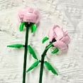 thumbnail image 3 of Rose Building Blocks Flower Bundle Assembled Model Girl Valentine‘s Day Gift Home Decoration Eternal Flower Holiday Toys, 3 of 7
