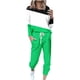 thumbnail image 2 of Puntoco Traje Casual Con Cordón Y Cuello Redondo De Manga Larga Con Estampado Holgado A La Moda Para Mujer Verde Xxl, 2 of 5