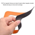 thumbnail image 4 of Magnetic Photo Frames 3.5x5 Display Holders for Refrigerator Pictures Orange 4 Pack, 4 of 5